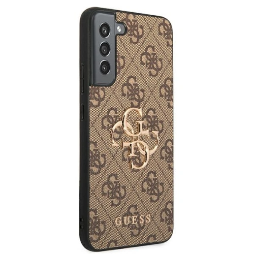 Buy Guess GUHCS22M4GMGBR Samsung Galaxy S22+ Plus brown hardcase 4G Big Metal Logo - GUE1557BR - {ean13} - Home Screen Store Europe