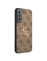 Buy Guess GUHCS22M4GMGBR Samsung Galaxy S22+ Plus brown hardcase 4G Big Metal Logo - GUE1557BR - {ean13} - Home Screen Store Europe