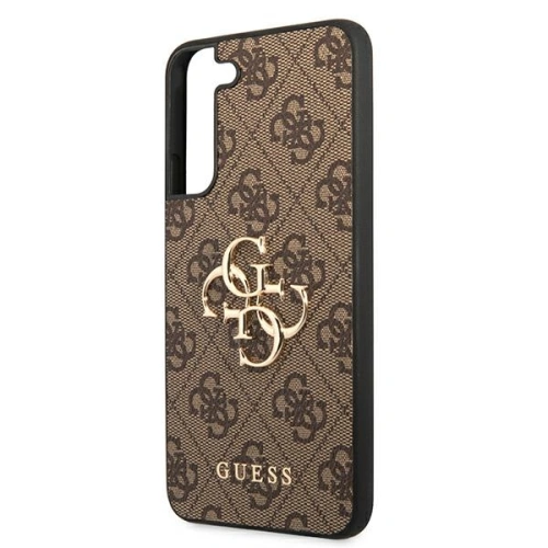 Buy Guess GUHCS22M4GMGBR Samsung Galaxy S22+ Plus brown hardcase 4G Big Metal Logo - GUE1557BR - {ean13} - Home Screen Store Europe