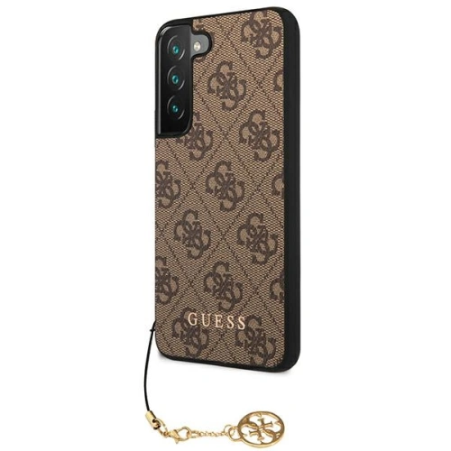 Kup Etui Guess GUHCS22MGF4GBR Samsung Galaxy S22+ Plus brązowy/brown hard case 4G Charms Collection - GUE1560BR - {ean13} - Sklep Home Screen