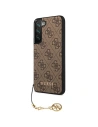 Kup Etui Guess GUHCS22MGF4GBR Samsung Galaxy S22+ Plus brązowy/brown hard case 4G Charms Collection - GUE1560BR - {ean13} - Sklep Home Screen