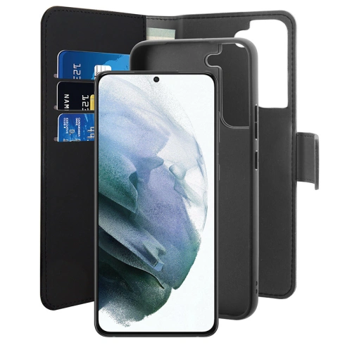 Kup Etui PURO Wallet Detachable 2w1 Samsung Galaxy S22+ Plus (negru) - PUR537BLK - {ean13} - Sklep Home Screen