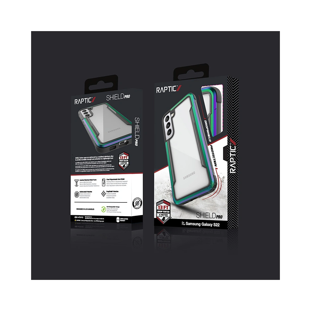 homescreen.pl - Etui X-Doria Raptic Shield Pro Samsung Galaxy S22 (Anti-bacterial) (Iridescent)