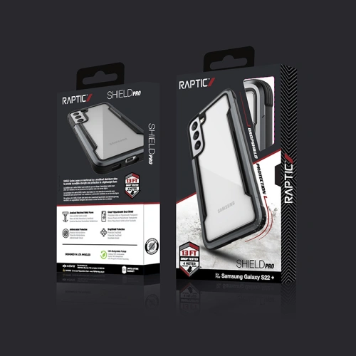 Buy X-Doria Raptic Shield Pro Samsung Galaxy S22+ Plus (Anti-bacterial) (Black) - XDR162BLK - {ean13} - Home Screen Store Europe