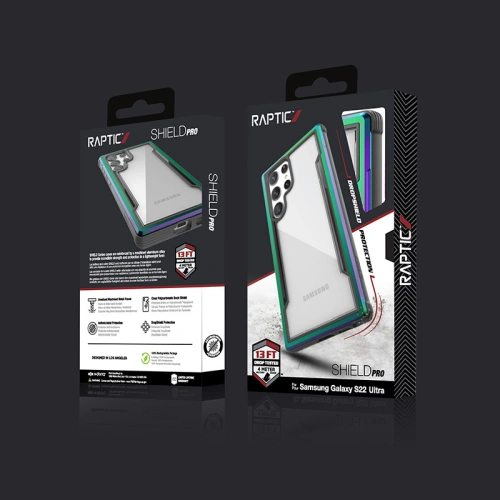 Kup Etui X-Doria Raptic Shield Pro Samsung Galaxy S22 Ultra (Antibakteriální) (Iridescent) - XDR166IRI - {ean13} - Sklep Home Screen