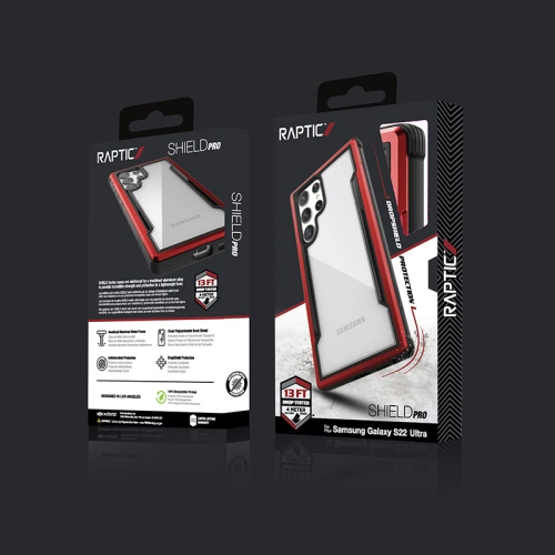 Kup Etui X-Doria Raptic Shield Pro Samsung Galaxy S22 Ultra (Antibakteriální) (Červená) - XDR167RED - {ean13} - Sklep Home Screen
