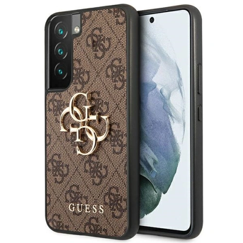 Kup Etui Guess GUHCS22S4GMGBR Samsung Galaxy S22 hnědý/brown hardcase 4G Big Metal Logo - GUE1562BR - {ean13} - Sklep Home Screen