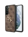 homescreen.pl - Etui Guess GUHCS22S4GMGBR Samsung Galaxy S22 brązowy/brown hardcase 4G Big Metal Logo
