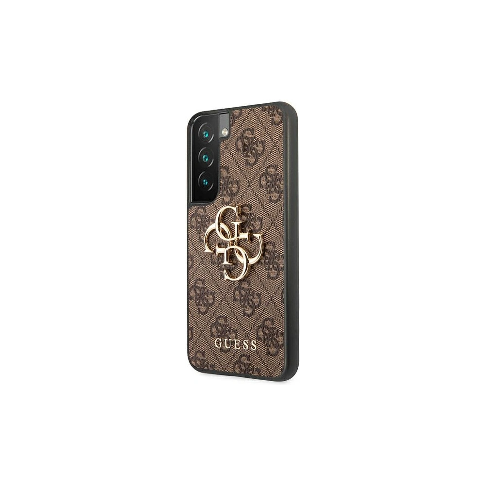homescreen.pl - Etui Guess GUHCS22S4GMGBR Samsung Galaxy S22 brązowy/brown hardcase 4G Big Metal Logo