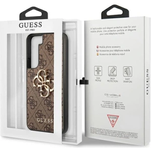 Kup Etui Guess GUHCS22S4GMGBR Samsung Galaxy S22 brown/hardcase 4G Big Metal Logo - GUE1562BR - {ean13} - Sklep Home Screen