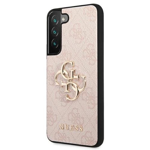 Buy Guess GUHCS22S4GMGPI Samsung Galaxy S22 pink hardcase 4G Big Metal Logo - GUE1563PNK - {ean13} - Home Screen Store Europe