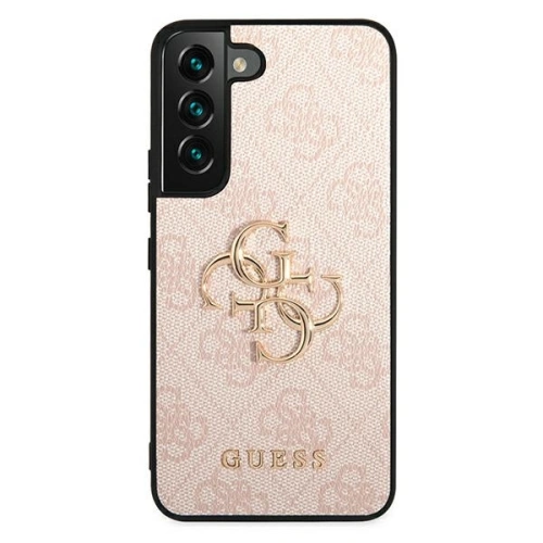Buy Guess GUHCS22S4GMGPI Samsung Galaxy S22 pink hardcase 4G Big Metal Logo - GUE1563PNK - {ean13} - Home Screen Store Europe