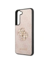Buy Guess GUHCS22S4GMGPI Samsung Galaxy S22 pink hardcase 4G Big Metal Logo - GUE1563PNK - {ean13} - Home Screen Store Europe