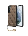 homescreen.pl - Etui Guess GUHCS22SGF4GBR Samsung Galaxy S22 brązowy/brown hard case 4G Charms Collection