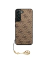 Buy Guess GUHCS22SGF4GBR Samsung Galaxy S22 brown hard case 4G Charms Collection - GUE1564BR - {ean13} - Home Screen Store Europe