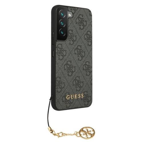 Buy Guess GUHCS22SGF4GGR Samsung Galaxy S22 grey hardcase 4G Charms Collection - GUE1565GRY - {ean13} - Home Screen Store Europe