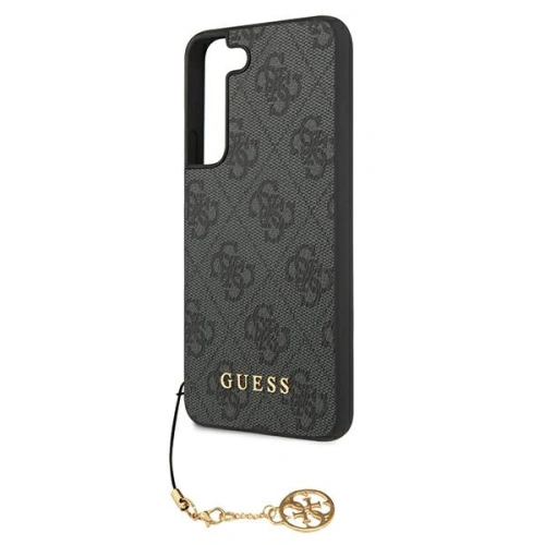 Buy Guess GUHCS22SGF4GGR Samsung Galaxy S22 grey hardcase 4G Charms Collection - GUE1565GRY - {ean13} - Home Screen Store Europe