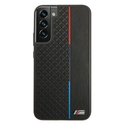 Kup Etui BMW BMHCS22MTRTBK Samsung Galaxy S22+ Plus czarny/black hardcase M Collection Triangles - BMW265BLK - {ean13} - Sklep Home Screen
