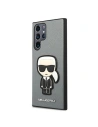 Kup Etui Karl Lagerfeld KLHCS22LOKPG Samsung Galaxy S22 Ultra stříbrný/silver hardcase Saffiano Ikonik Karl`s Patch - KLD796SLV - {ean13} - Sklep Home Screen