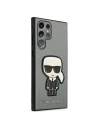 Kup Etui Karl Lagerfeld KLHCS22LOKPG Samsung Galaxy S22 Ultra argintiu/silver hardcase Saffiano Ikonik Karl`s Patch - KLD796SLV - {ean13} - Sklep Home Screen