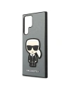 Kup Etui Karl Lagerfeld KLHCS22LOKPG Samsung Galaxy S22 Ultra stříbrný/silver hardcase Saffiano Ikonik Karl`s Patch - KLD796SLV - {ean13} - Sklep Home Screen