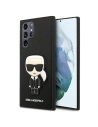 homescreen.pl - Etui Karl Lagerfeld KLHCS22LOKPK Samsung Galaxy S22 Ultra czarny/black hardcase Saffiano Ikonik Karl`s Patch
