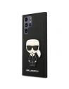 Kup Etui Karl Lagerfeld KLHCS22LOKPK Samsung Galaxy S22 Ultra czarny/black hardcase Saffiano Ikonik Karl`s Patch - KLD797BLK - {ean13} - Sklep Home Screen