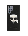 Kup Etui Karl Lagerfeld KLHCS22LSAKHBK Samsung Galaxy S22 Ultra fekete/black hardcase Saffiano Ikonik Karl feje - KLD798BLK - {ean13} - Sklep Home Screen