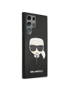 Kup Etui Karl Lagerfeld KLHCS22LSAKHBK Samsung Galaxy S22 Ultra fekete/black hardcase Saffiano Ikonik Karl feje - KLD798BLK - {ean13} - Sklep Home Screen