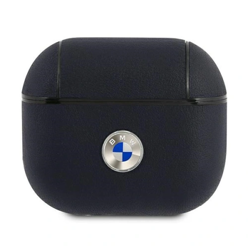 Kup Etui BMW BMA3SSLNA Apple AirPods 3 cover granatowy/navy Geniune Leather Silver Logo - BMW266NAV - {ean13} - Sklep Home Screen