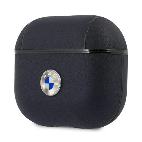 Kup Etui BMW BMA3SSLNA Apple AirPods 3 cover granatowy/navy Geniune Leather Silver Logo - BMW266NAV - {ean13} - Sklep Home Screen