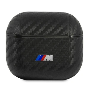 Kup Etui BMW BMA3WMPUCA Apple AirPods 3 cover czarny/black PU Carbon M Collection - BMW267BLK - {ean13} - Sklep Home Screen