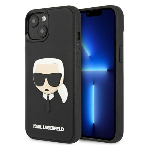 Kup Etui Karl Lagerfeld KLHCP13SKH3DBK Apple iPhone 13 mini czarny/black hardcase 3D Rubber Karl`s Head - KLD803BLK - {ean13} - Sklep Home Screen