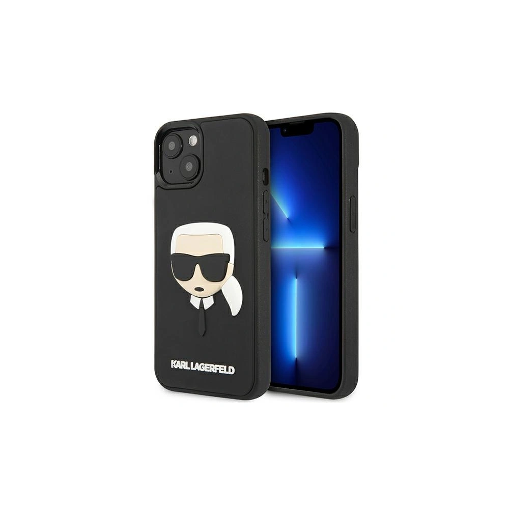 Etui Karl Lagerfeld KLHCP13SKH3DBK Apple iPhone 13 mini czarny/black hardcase 3D Rubber Karl`s Head