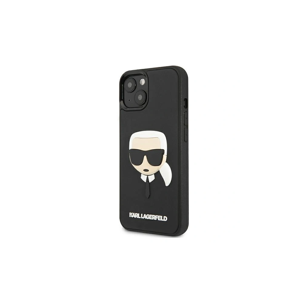 Etui Karl Lagerfeld KLHCP13SKH3DBK Apple iPhone 13 mini czarny/black hardcase 3D Rubber Karl`s Head