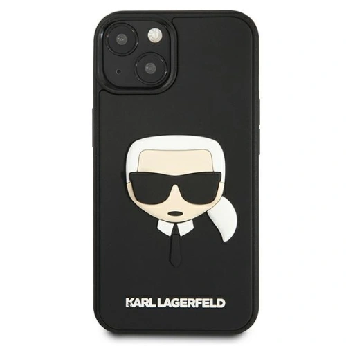 Kup Etui Karl Lagerfeld KLHCP13SKH3DBK Apple iPhone 13 mini czarny/black hardcase 3D Rubber Karl`s Head - KLD803BLK - {ean13} - Sklep Home Screen