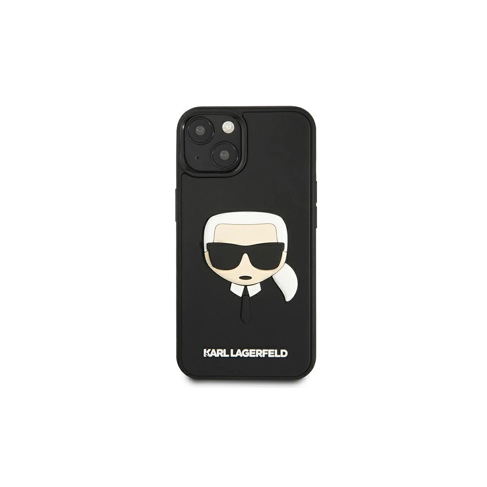 Etui Karl Lagerfeld KLHCP13SKH3DBK Apple iPhone 13 mini czarny/black hardcase 3D Rubber Karl`s Head