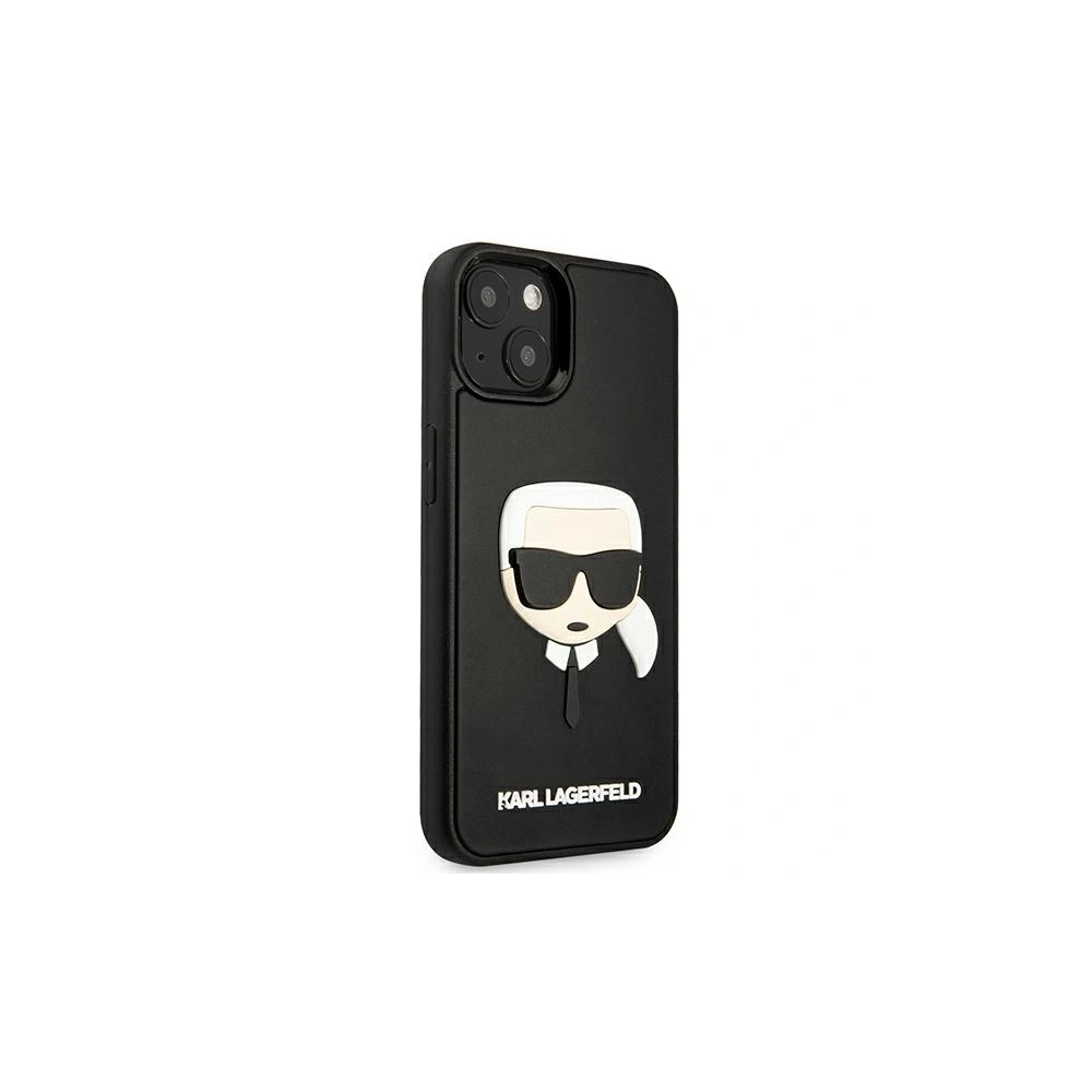 Etui Karl Lagerfeld KLHCP13SKH3DBK Apple iPhone 13 mini czarny/black hardcase 3D Rubber Karl`s Head