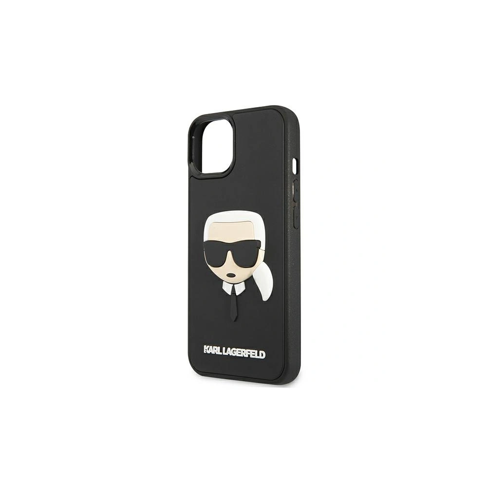 Etui Karl Lagerfeld KLHCP13SKH3DBK Apple iPhone 13 mini czarny/black hardcase 3D Rubber Karl`s Head