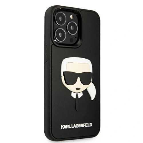 Kup Etui Karl Lagerfeld KLHCP13XKH3DBK Apple iPhone 13 Pro Max negru/black hardcase 3D Rubber Karl`s Head - KLD804BLK - {ean13} - Sklep Home Screen