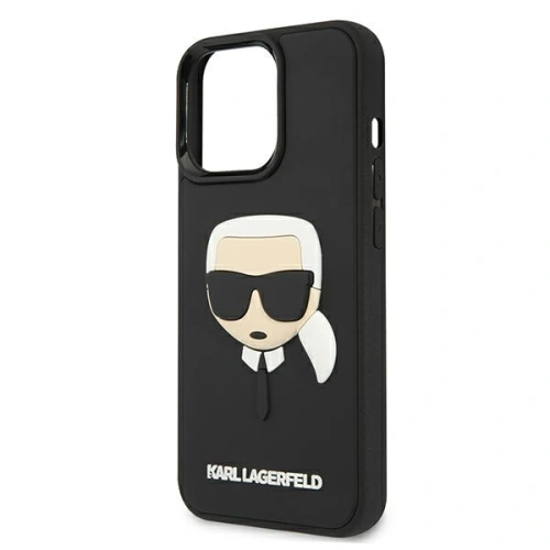 Kup Etui Karl Lagerfeld KLHCP13XKH3DBK Apple iPhone 13 Pro Max negru/black hardcase 3D Rubber Karl`s Head - KLD804BLK - {ean13} - Sklep Home Screen