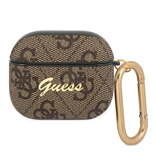 Buy Guess GUA34GSMW Apple AirPods 3 brown 4G Script Metal Collection - GUE1569 - {ean13} - Home Screen Store Europe