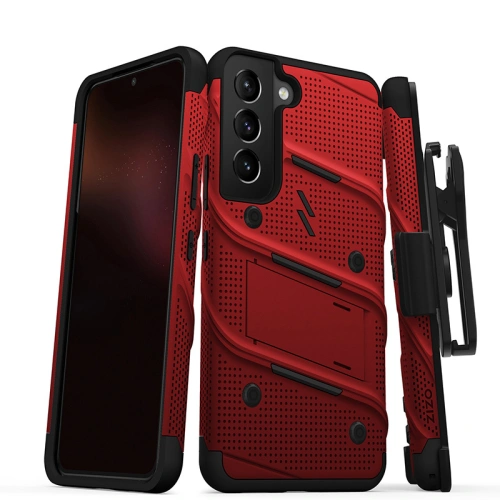 Kup Etui ZIZO BOLT Series Samsung Galaxy S22 + sklo (červené) - ZIZ094RED - {ean13} - Sklep Home Screen