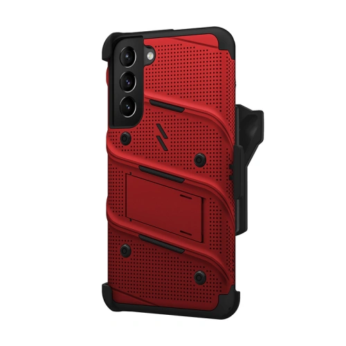 Kup Etui ZIZO BOLT Series Samsung Galaxy S22+ Plus + sticlă (roșu) - ZIZ097RED - {ean13} - Sklep Home Screen