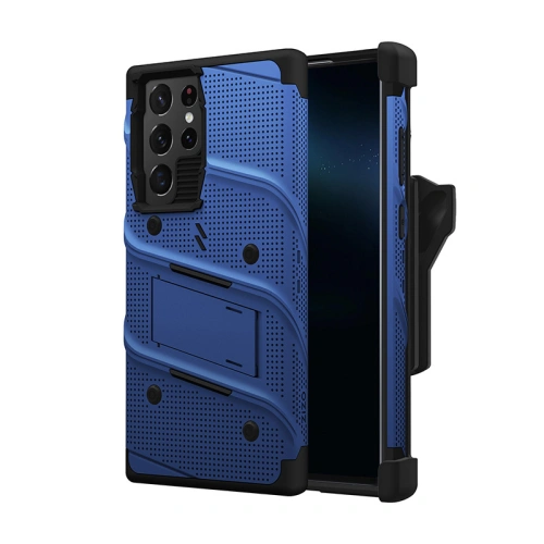 Kup Case ZIZO BOLT Series Samsung Galaxy S22 Ultra + Glas (blau) - ZIZ101BLU - {ean13} - Sklep Home Screen