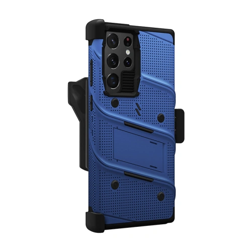 Kup Case ZIZO BOLT Series Samsung Galaxy S22 Ultra + Glas (blau) - ZIZ101BLU - {ean13} - Sklep Home Screen