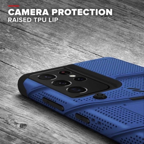 Kup Case ZIZO BOLT Series Samsung Galaxy S21 Ultra + Glas (Blau) - ZIZ104BLU - {ean13} - Sklep Home Screen