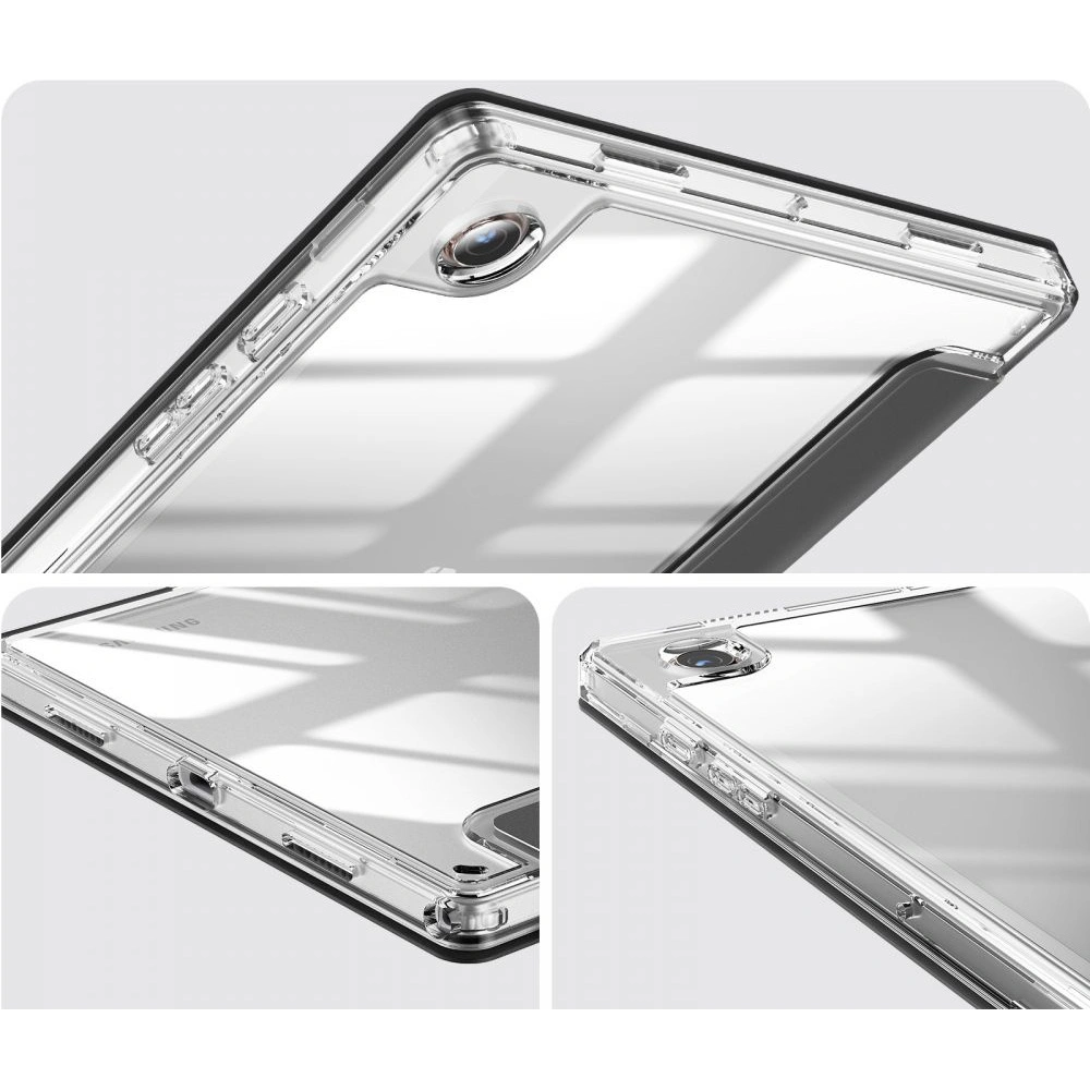 Etui Infiland Rugged Crystal Samsung Galaxy Tab A8 10.5 Space Grey