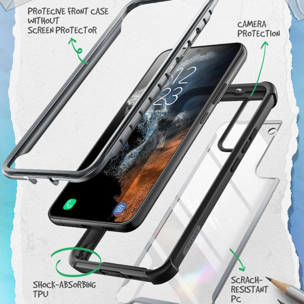 homescreen.pl - Etui Supcase IBLSN Ares Samsung Galaxy S22+ Plus Black