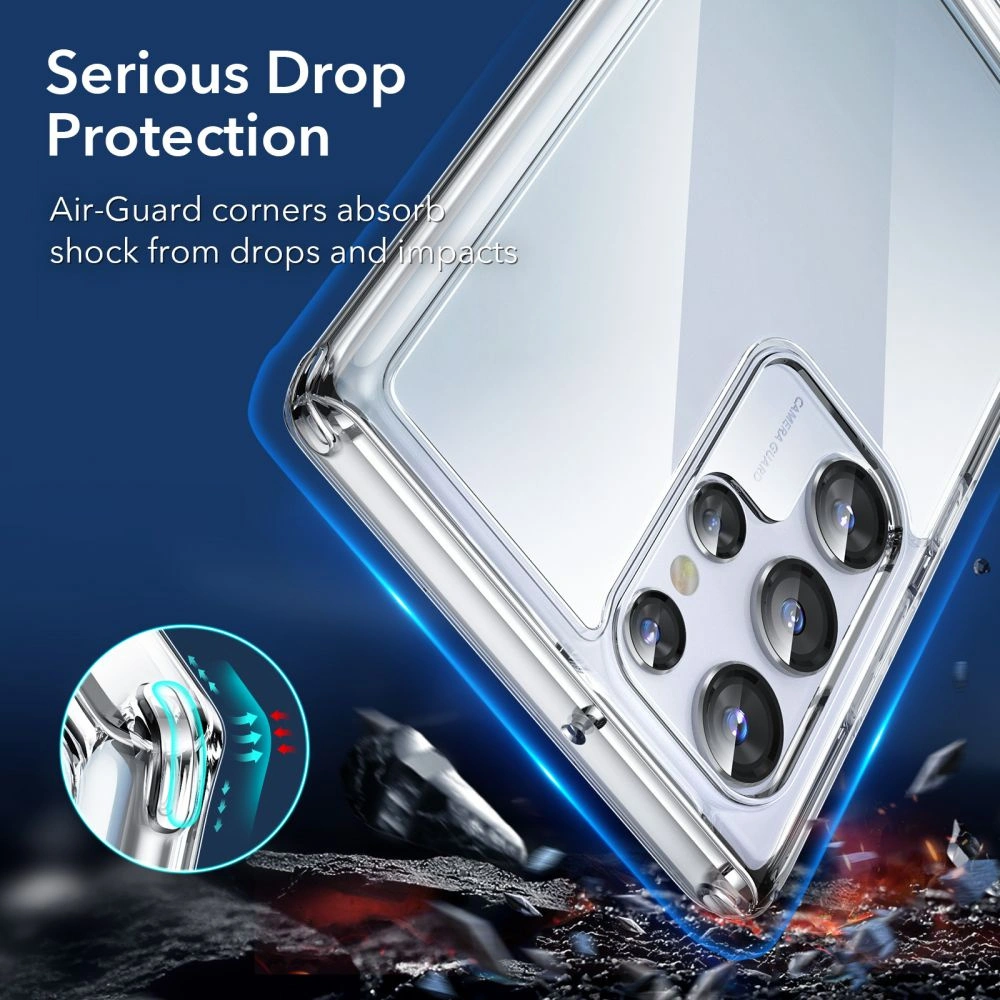homescreen.pl - Etui ESR Air Shield Boost Samsung Galaxy S22 Ultra Clear